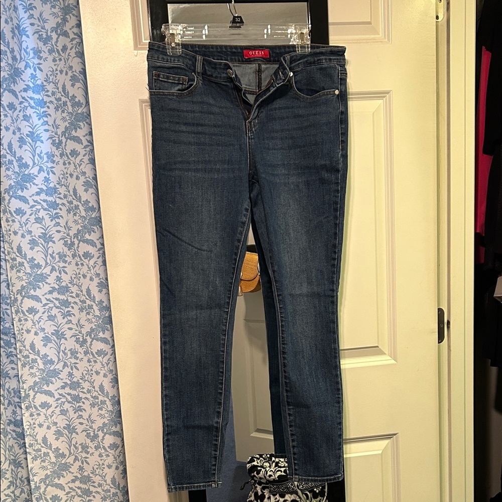 Guess Women's Dark Blue Skinny Jeans